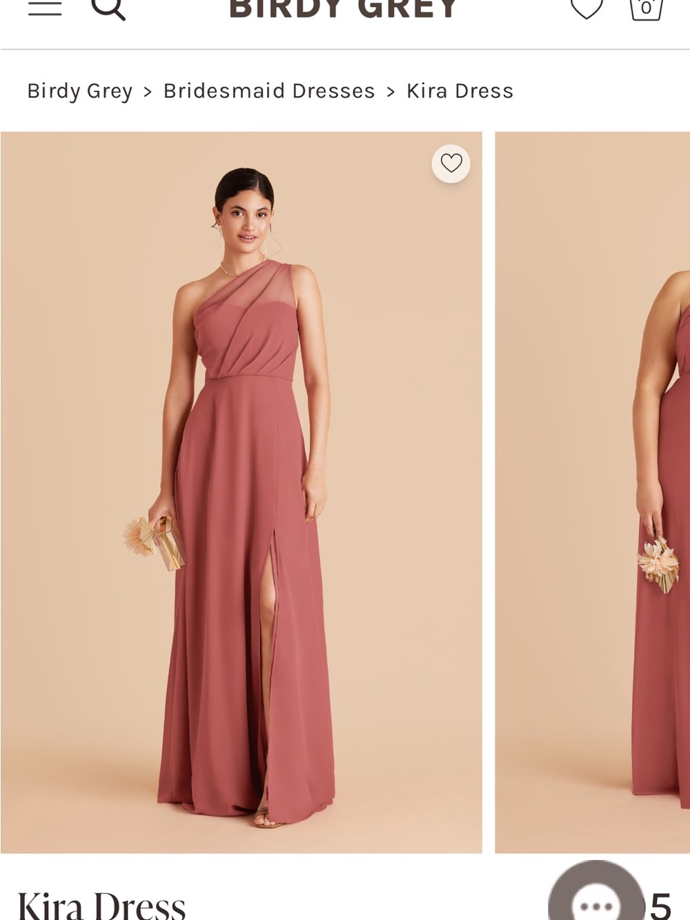 Birdy Grey Kira One-Shoulder Dress in Mulberry